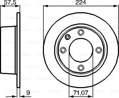 BOSCH 0 986 478 604 - Əyləc Diski furqanavto.az