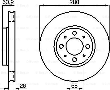 BOSCH 0 986 478 602 - Əyləc Diski furqanavto.az