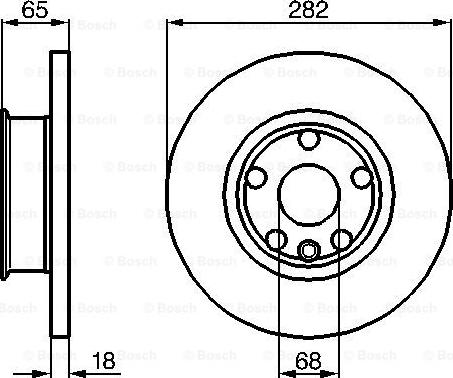 BOSCH 0 986 478 613 - Əyləc Diski furqanavto.az