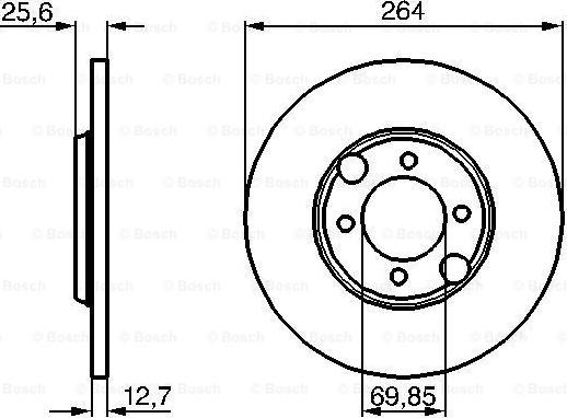 BOSCH 0 986 478 689 - Əyləc Diski furqanavto.az