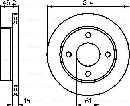 BOSCH 0 986 478 637 - Əyləc Diski furqanavto.az