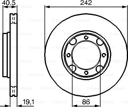 BOSCH 0 986 478 674 - Əyləc Diski furqanavto.az