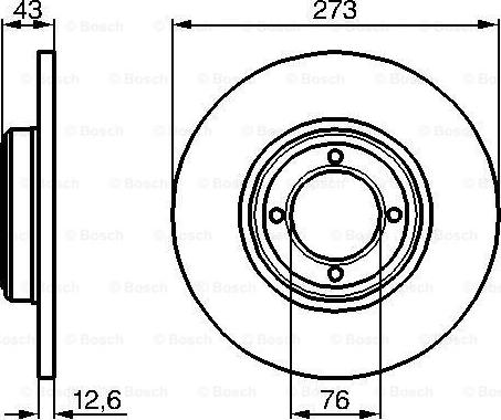 BOSCH 0 986 478 091 - Əyləc Diski furqanavto.az