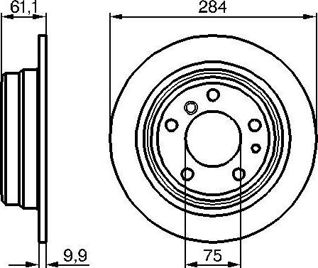 BOSCH 0 986 478 044 - Əyləc Diski furqanavto.az