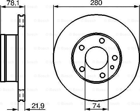 BETTAPARTS BD215V - Əyləc Diski furqanavto.az