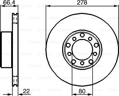 BOSCH 0 986 478 060 - Əyləc Diski furqanavto.az