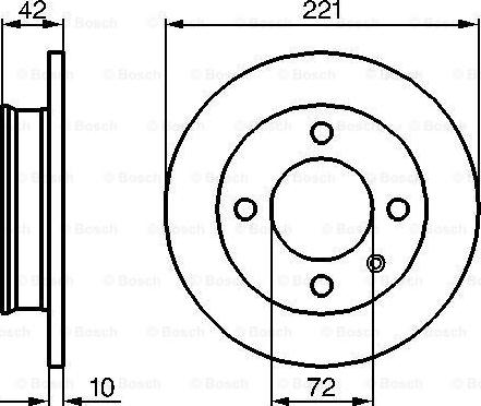 BOSCH 0 986 478 068 - Əyləc Diski furqanavto.az