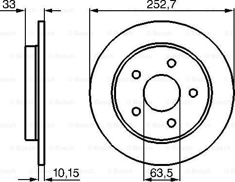 BOSCH 0 986 478 196 - Əyləc Diski furqanavto.az