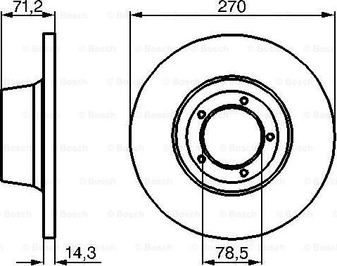 BOSCH 0 986 478 190 - Əyləc Diski furqanavto.az