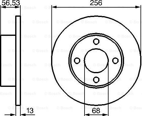 BOSCH 0 986 478 130 - Əyləc Diski furqanavto.az