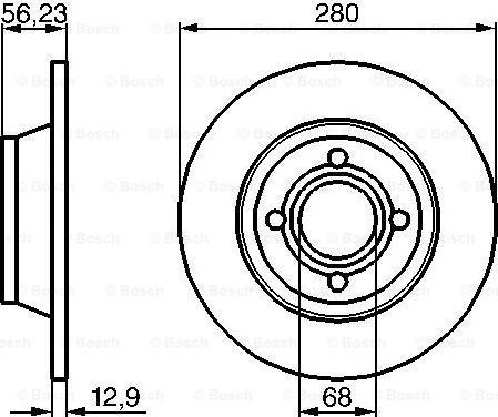 BOSCH 0 986 478 131 - Əyləc Diski furqanavto.az