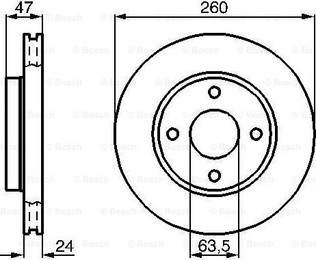 BOSCH 0 986 478 170 - Əyləc Diski furqanavto.az