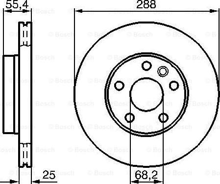 BOSCH 0 986 478 893 - Əyləc Diski furqanavto.az