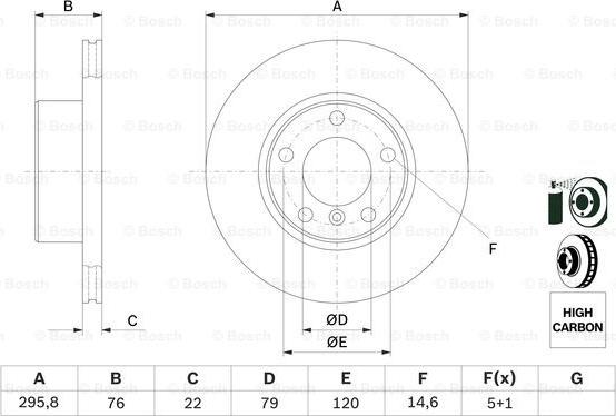 BOSCH 0 986 478 848 - Əyləc Diski furqanavto.az