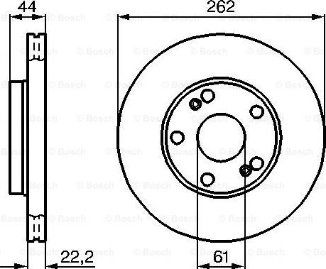 BOSCH 0 986 478 864 - Əyləc Diski furqanavto.az