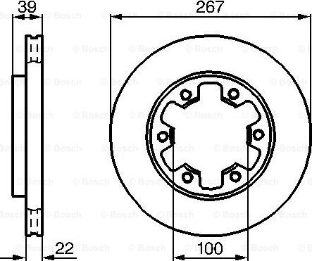 BOSCH 0 986 478 806 - Əyləc Diski furqanavto.az