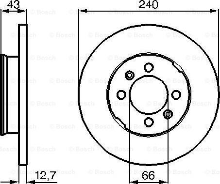 BOSCH 0 986 478 819 - Əyləc Diski furqanavto.az