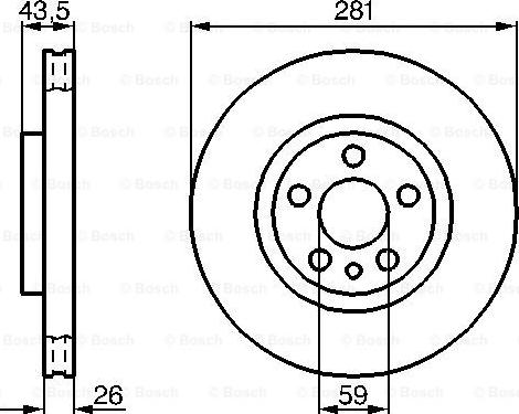 BOSCH 0 986 478 812 - Əyləc Diski furqanavto.az