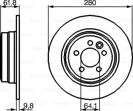 BOSCH 0 986 478 837 - Əyləc Diski furqanavto.az