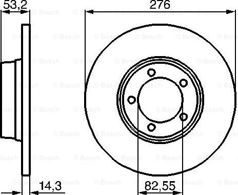 BOSCH 0 986 478 820 - Əyləc Diski furqanavto.az