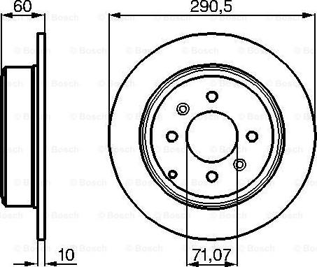 BOSCH 0 986 478 877 - Əyləc Diski furqanavto.az