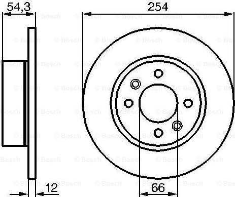 BOSCH 0986478390 - Əyləc Diski furqanavto.az