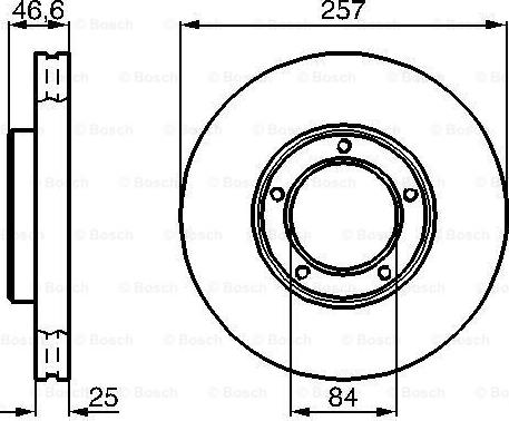 BOSCH 0 986 478 397 - Əyləc Diski furqanavto.az