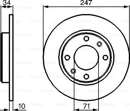 BOSCH 0 986 478 359 - Əyləc Diski furqanavto.az