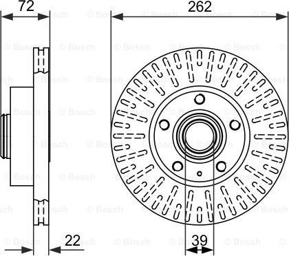 BOSCH 0 986 478 307 - Əyləc Diski furqanavto.az