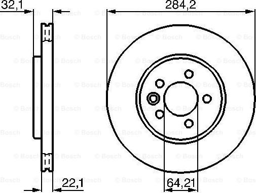 BOSCH 0 986 478 314 - Əyləc Diski furqanavto.az