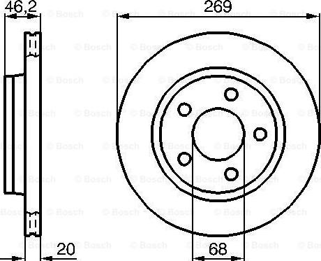 BENDIX B 345038 - Əyləc Diski furqanavto.az