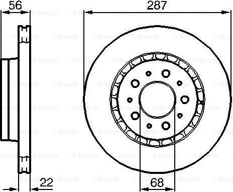 BOSCH 0 986 478 388 - Əyləc Diski furqanavto.az