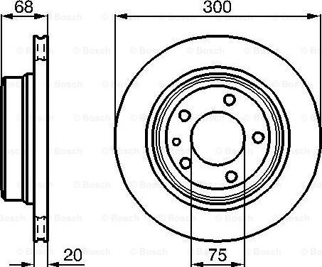 BOSCH 0 986 478 320 - Əyləc Diski furqanavto.az