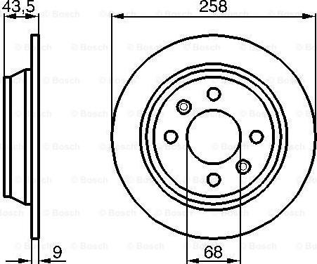 BOSCH 0 986 478 374 - Əyləc Diski furqanavto.az