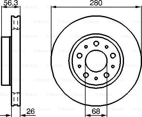 BOSCH 0 986 478 298 - Əyləc Diski furqanavto.az