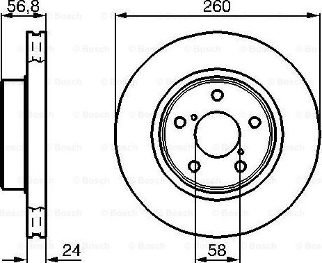 BOSCH 0 986 478 293 - Əyləc Diski furqanavto.az