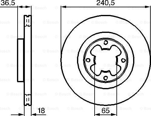 BOSCH 0 986 478 292 - Əyləc Diski furqanavto.az