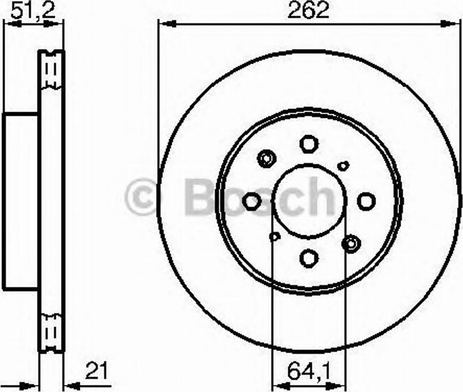 BOSCH 0 986 478 240 - Əyləc Diski furqanavto.az