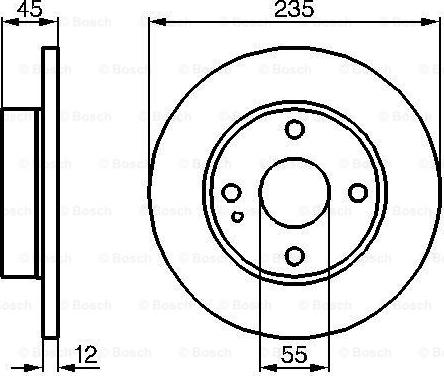 BOSCH 0 986 478 252 - Əyləc Diski furqanavto.az