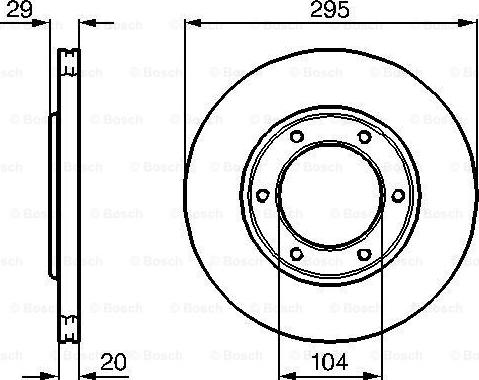 BOSCH 0 986 478 257 - Əyləc Diski furqanavto.az