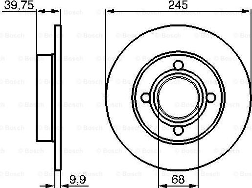 BOSCH 0 986 478 216 - Əyləc Diski furqanavto.az