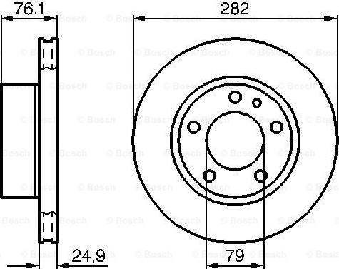 BOSCH 0 986 478 217 - Əyləc Diski furqanavto.az