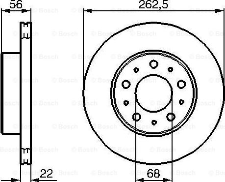 BOSCH 0 986 478 283 - Əyləc Diski furqanavto.az