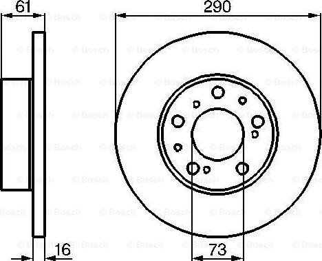 BOSCH 0 986 478 234 - Əyləc Diski furqanavto.az