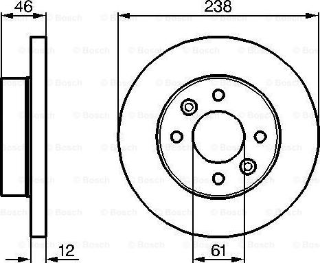 BOSCH 0 986 478 274 - Əyləc Diski furqanavto.az