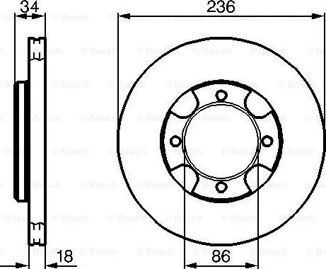 BOSCH 0 986 478 277 - Əyləc Diski furqanavto.az