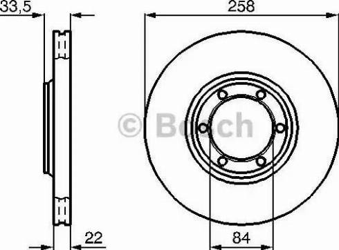 BOSCH 0 986 478 706 - Əyləc Diski furqanavto.az