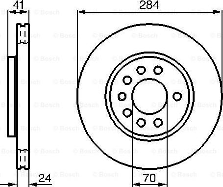 BOSCH 0 986 478 717 - Əyləc Diski furqanavto.az