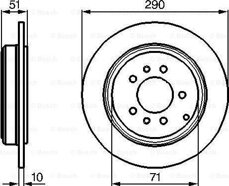 BOSCH 0 986 478 733 - Əyləc Diski furqanavto.az