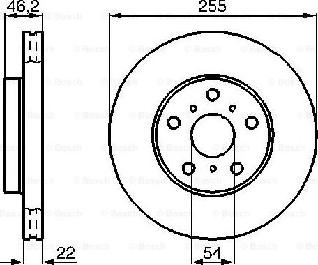 BOSCH 0 986 478 725 - Əyləc Diski furqanavto.az